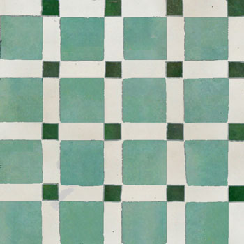 Mosaic House Moroccan tile Fes MDV 12-1-10 Light Green White Green  zellige, mosaic, zellij, field, pattern, glaze, simple, classic 